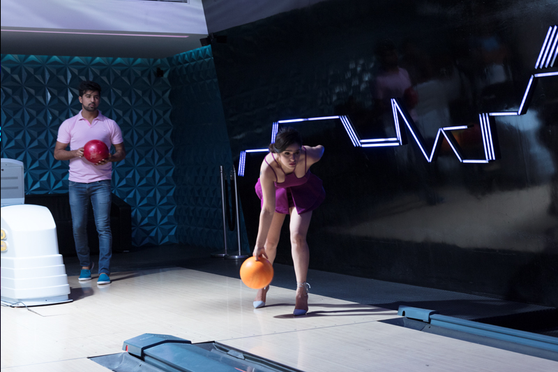 2 lane bowling alley at Belvedere